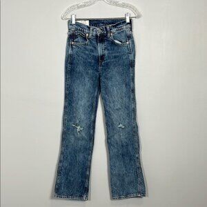 Gap vintage flare high rise 25/0R distressed jean